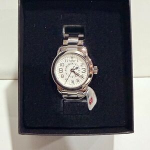 Victorinox Swiss Army  Vivante Dual Time Ladies Watch - Silver- 241259 - NIB
